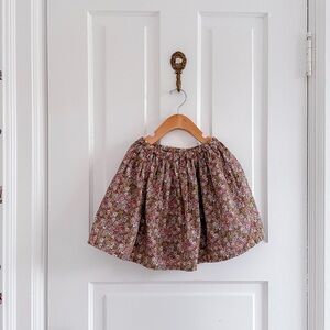 Bon Ton Floral Skirt with Elastic Waistband